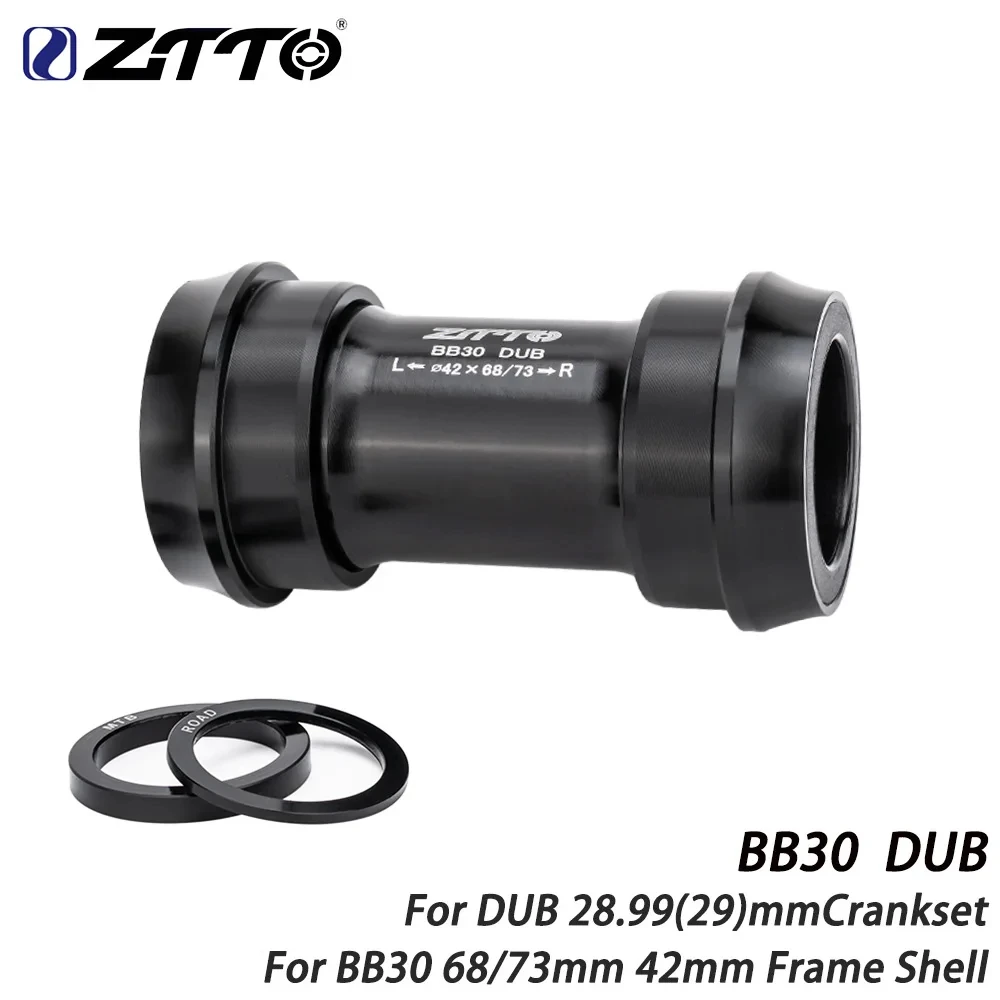 ZTTO DUB BB MTB Bike Central Movement 68/73mm BB30 PF30 bb386 Press Fit Bottom Bracket 46mm Crankset Bicycle Part Accessories