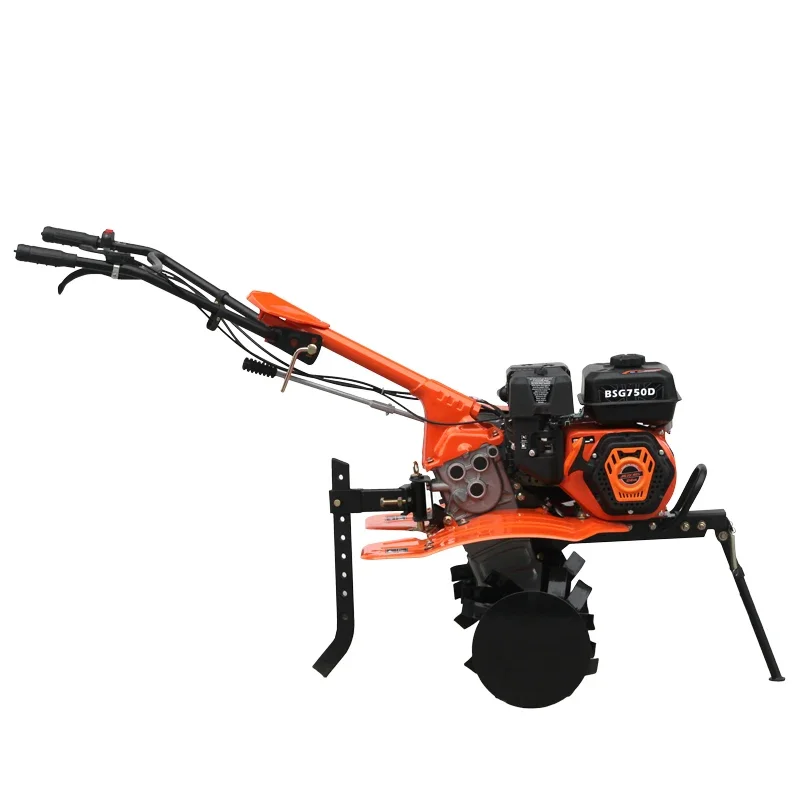 170f four-stroke multifunctional power tiller machine gasoline hand-activated mini cultivator