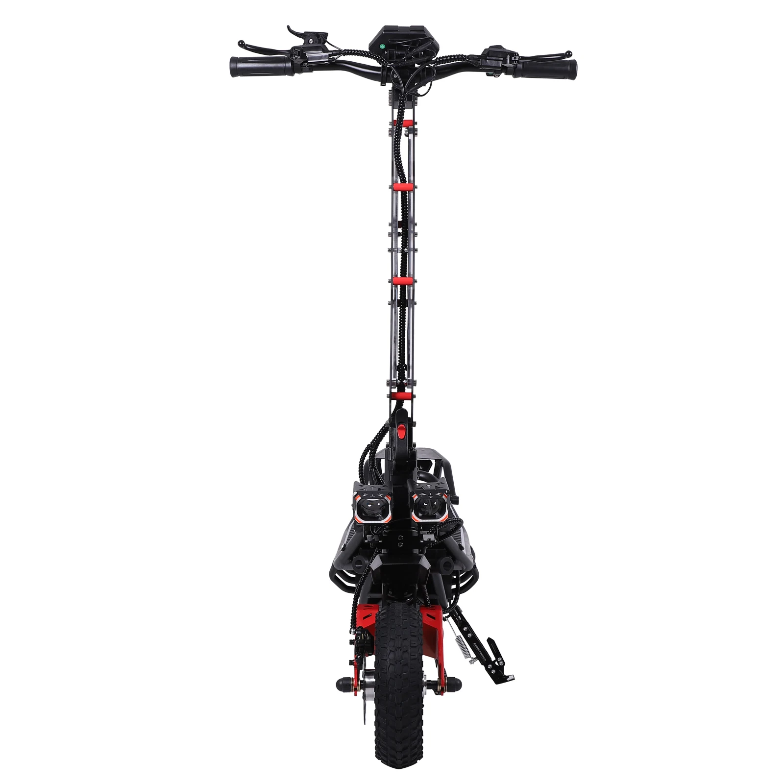 FREEBOY H10 Elektroroller 6000W Doppelmotor 75km/h Höchstgeschwindigkeit 60-80KM Reichweite 60V 28AH Batterie 12 Zoll Offroad-Reifen Hydraulische Bremse Klappbarer Elektroroller für Erwachsene EU-Lager Schneller Versand 1 Jahr Garantie – Detail 25