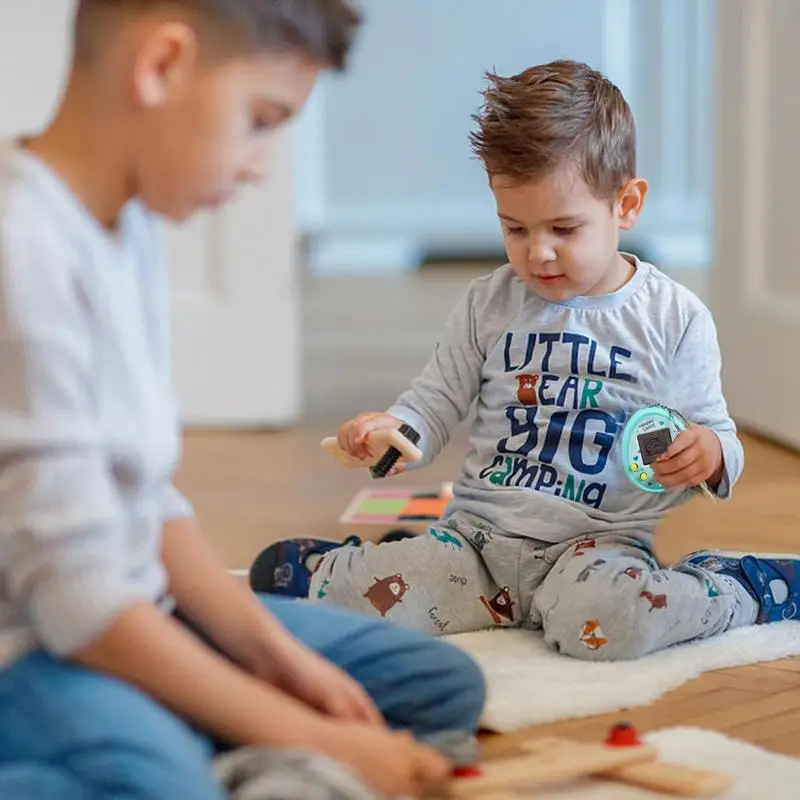 Jouets numériques électroniques virtuels pour animaux de compagnie, 168 animaux de compagnie, 9 modes d'alimentation, machine de jeu de détermination rétro