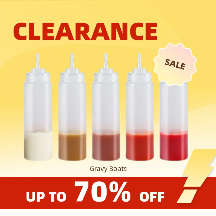 Clearance_240/360/450/500/680ml Squeeze Condiment Bottles with On Cap Lids Ketchup Mustard Sauces Olive Oil Bottles Kitchen Acce