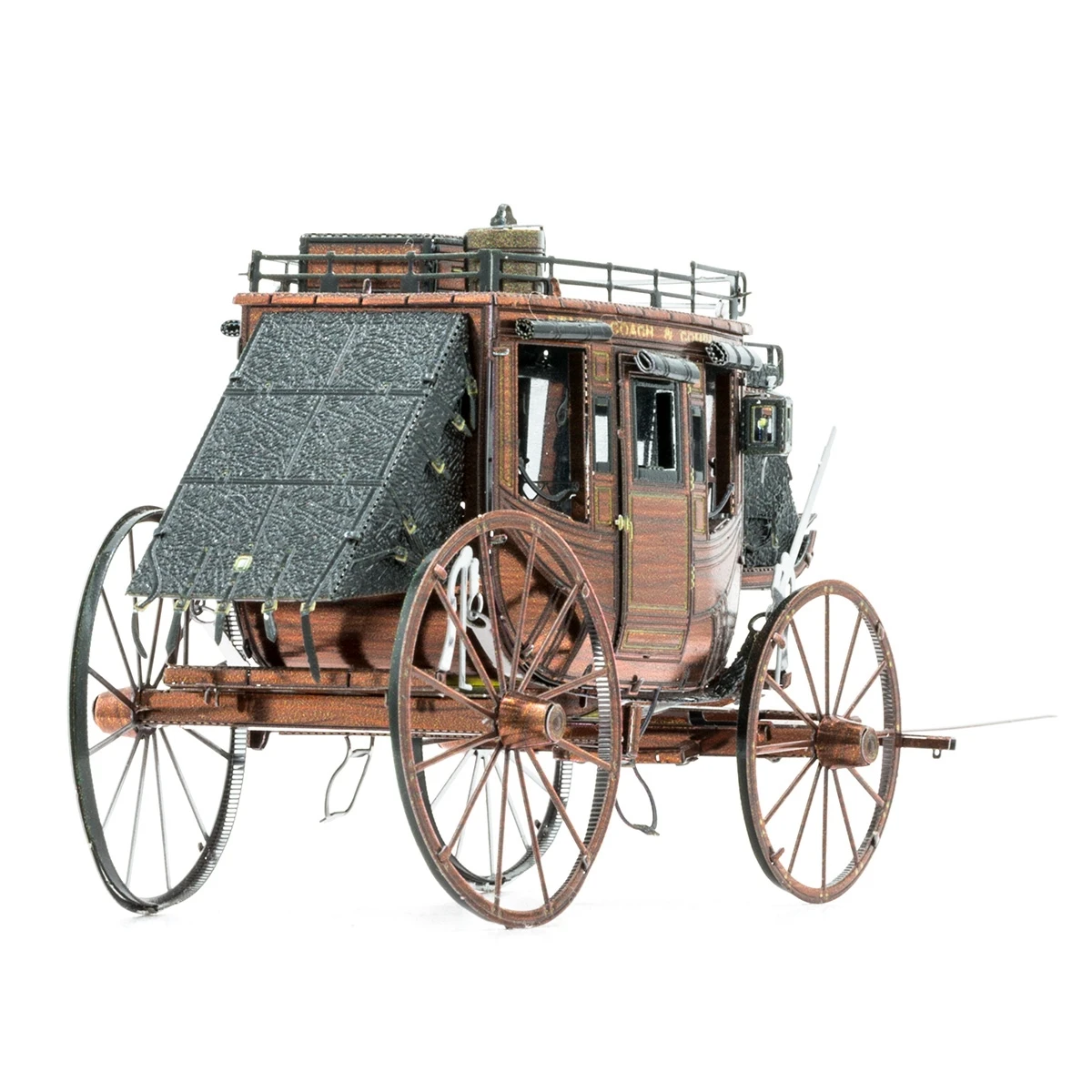 carriage 3D Metal Puzzle model kits DIY Laser Cut Puzzles Jigsaw Toy For Children