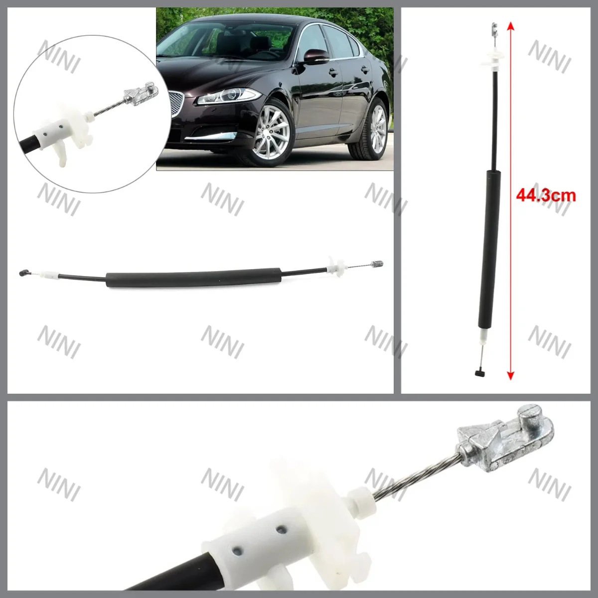 Accessories For Jaguar XJ XF XFR XFR-S 2009 2010 2011 2012 2013 2014 2015 Car Front Door Lock Cable C2D5645