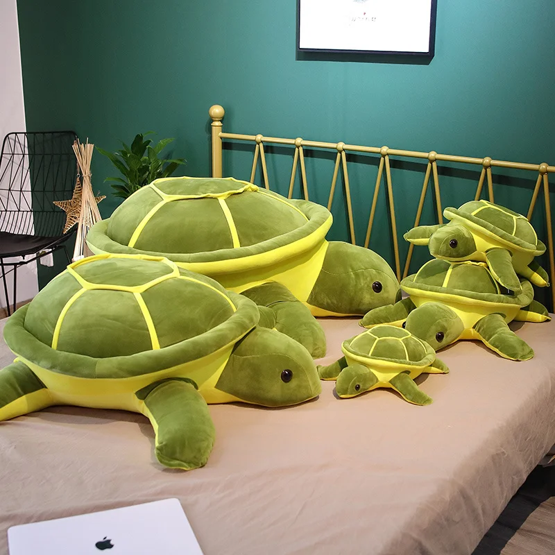 Tortoise Stuffed Animal Plush Toy Sea Turtle Plushies Cushion Pillow for Girls Boys Kids Bedtime Birthday Christmas Toddler Gift