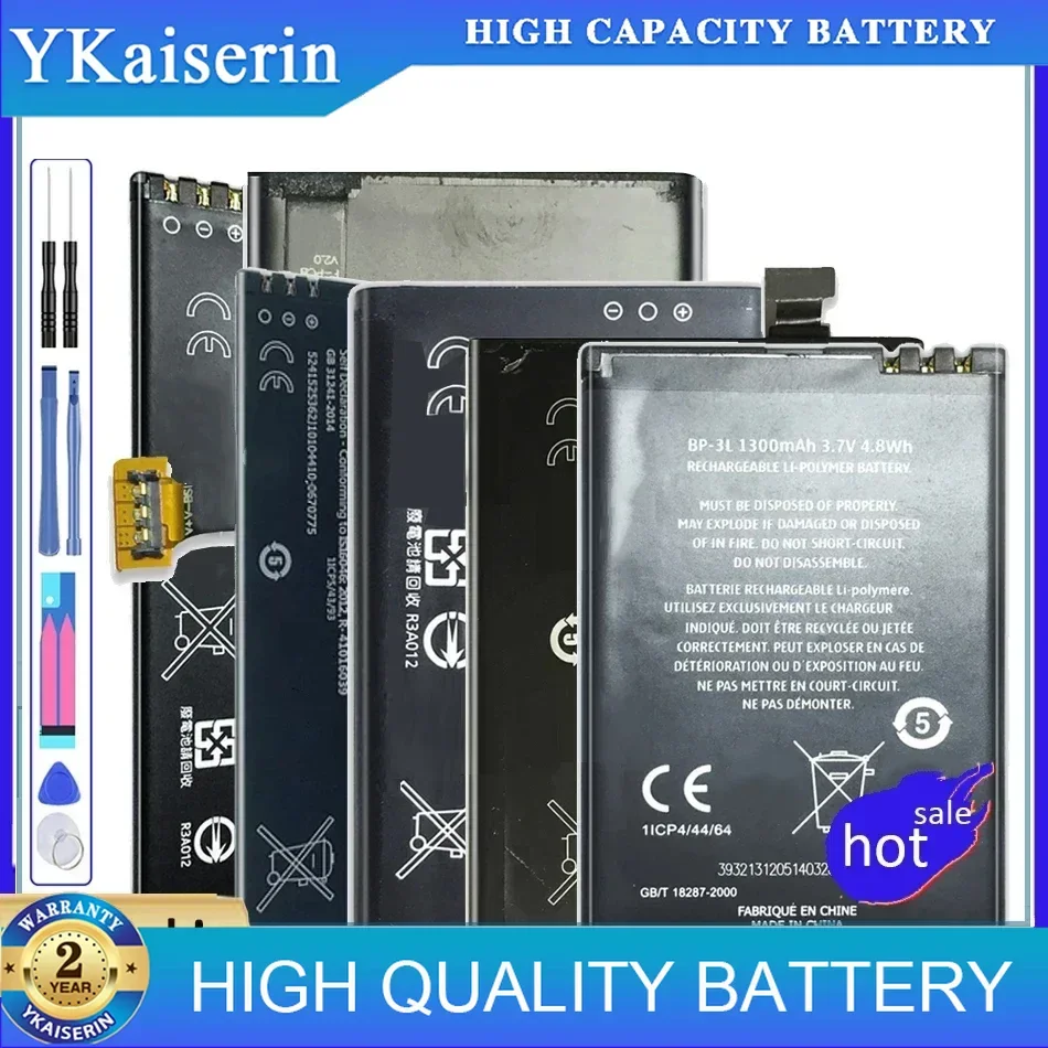 Phone Battery BL-4C BL-5C BL-4B BL-5B BL-5J BL-4D For Nokia N97 mini 3230 5230 6100 6300 2630 5070 7270 C2-01