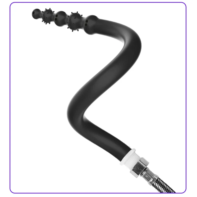 3 حجم سيليكون نظيفة المهبل الشرج غسالة دش بعقب المكونات الطبية حقنة شرجية الدوش الأنابيب الأمعاء المسالك الجنس لعب للنساء الرجال مثلي الجنس