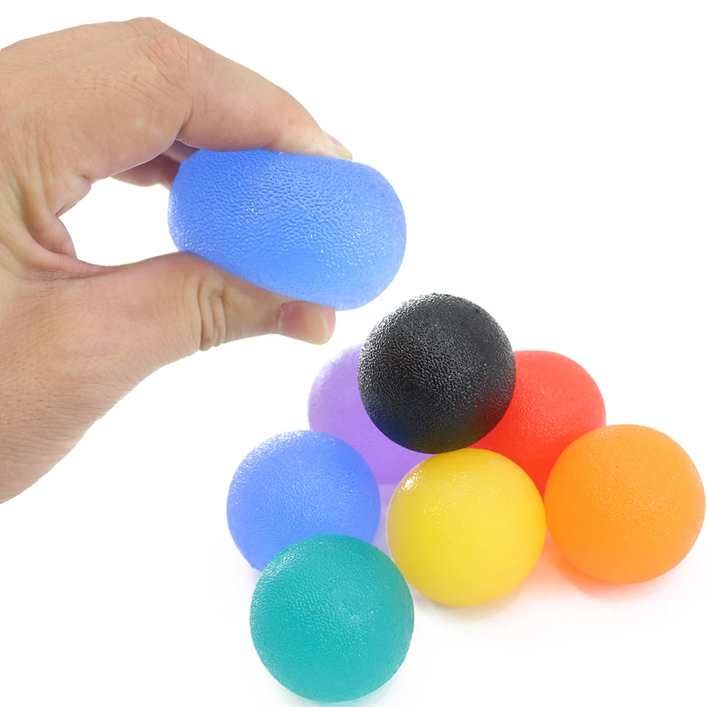 Bola de aperto de dedo brinquedo bola de treinamento de reabilitação para idosos exercício adultos bola de aperto redondo mão relaxamento muscular