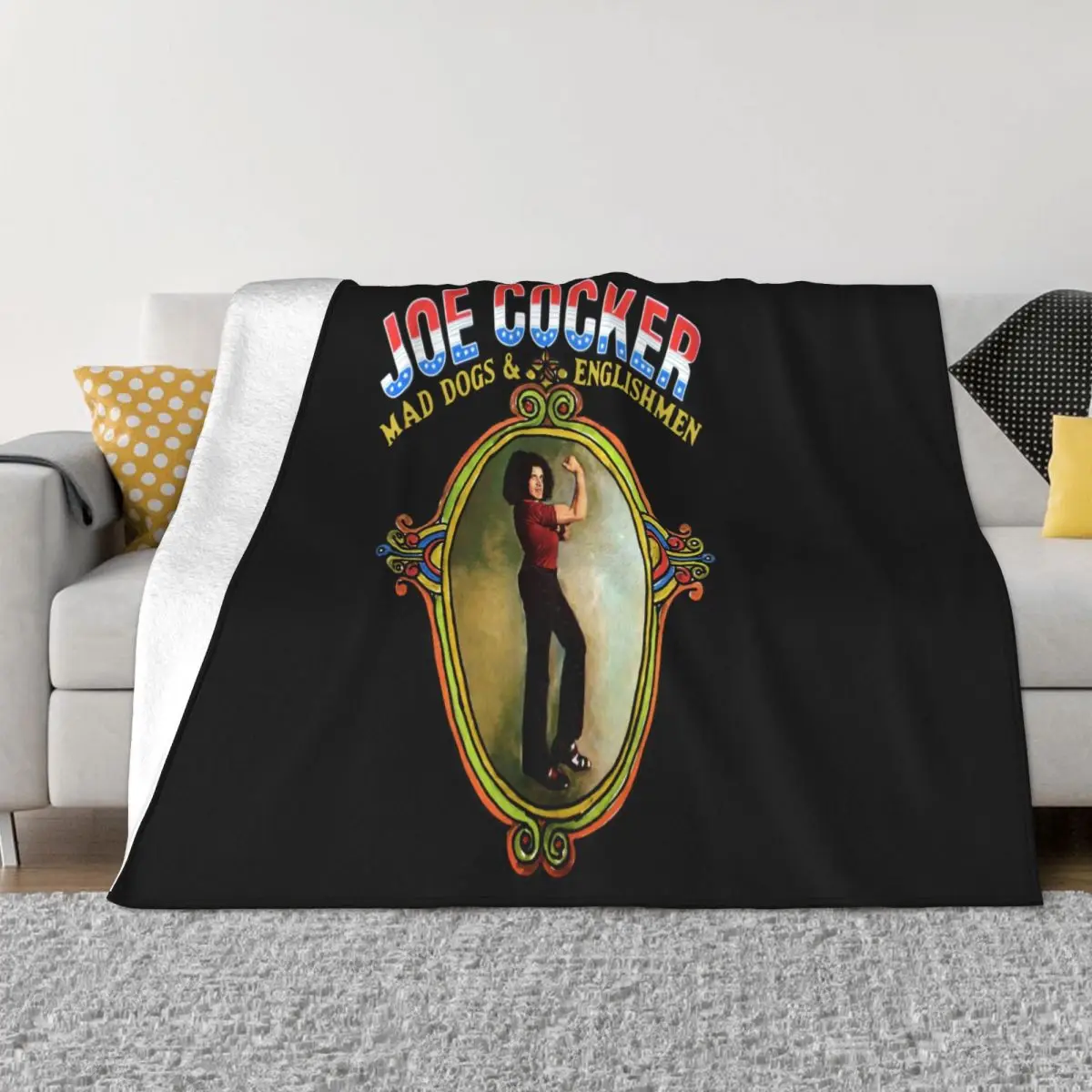 New Popular Joe Cocker Mad Dogs And Englishmen Album Mens Size S 3X Cheap Sale Throw Blanket