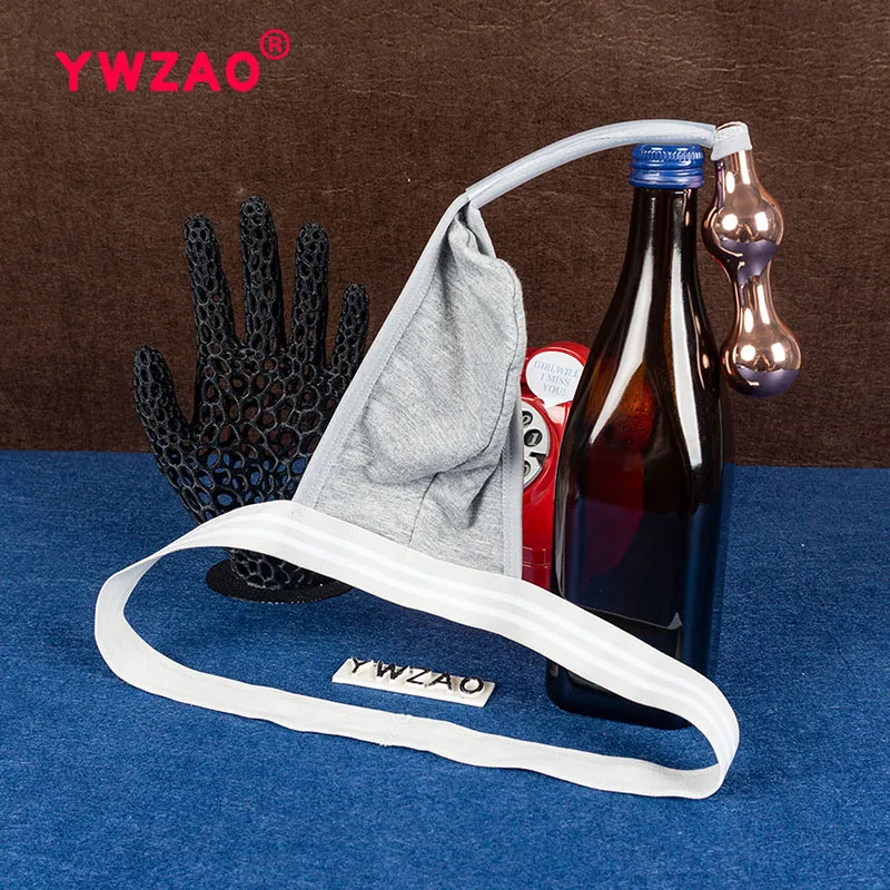 YWZAO سيور المكونات الرجال مشعرات الملابس الداخلية الكبار سراويل بعقب مثلي الجنس ملخصات مثير الحمار دسار الشرج اللعب الملابس الداخلية الجنس الشرجي الرمادي N03 #4