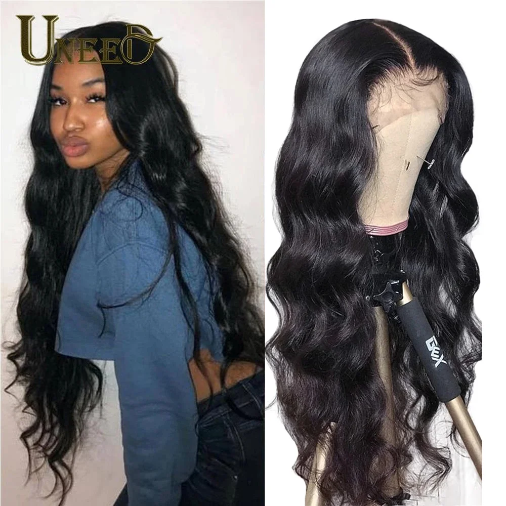 360 Lace Frontal Wigs 180% Body Wave Lace Front Human Hair Wigs For Women Pre Plucked Peruvian Body Wave Remy Hair Baby Hair