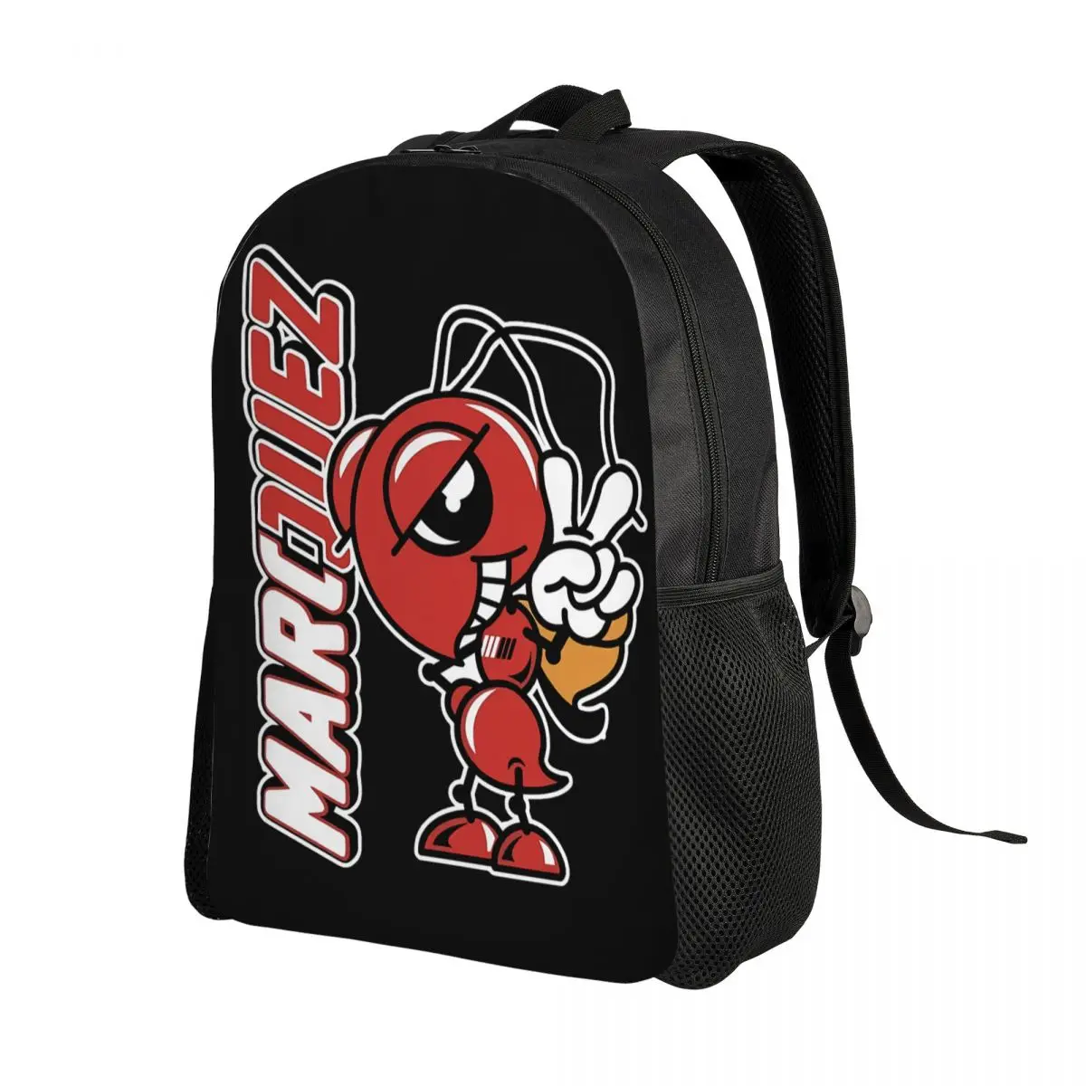 Customized 3D Print Marquez Backpacks for Boys Girls Motorcycle Racing School College Travel Bags Bookbag Fits 15 Inch Laptop