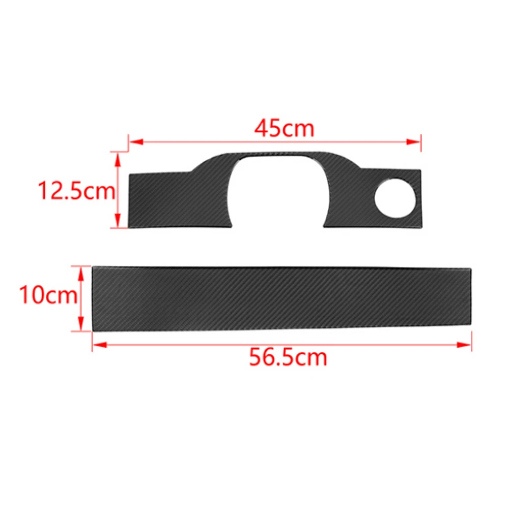 Car Center Console Panel Trim Strip Decoration for Dodge Charger 2006-2010 Chrysler 300C 2004-2009 Interior Moulding Accessories
