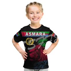 Tessffel Eritrea VIP Link Custom Made Kid Size Children Clothing 3DPrint Summer Casual Tee Short Sleeves T-Shirts Streetwear X2