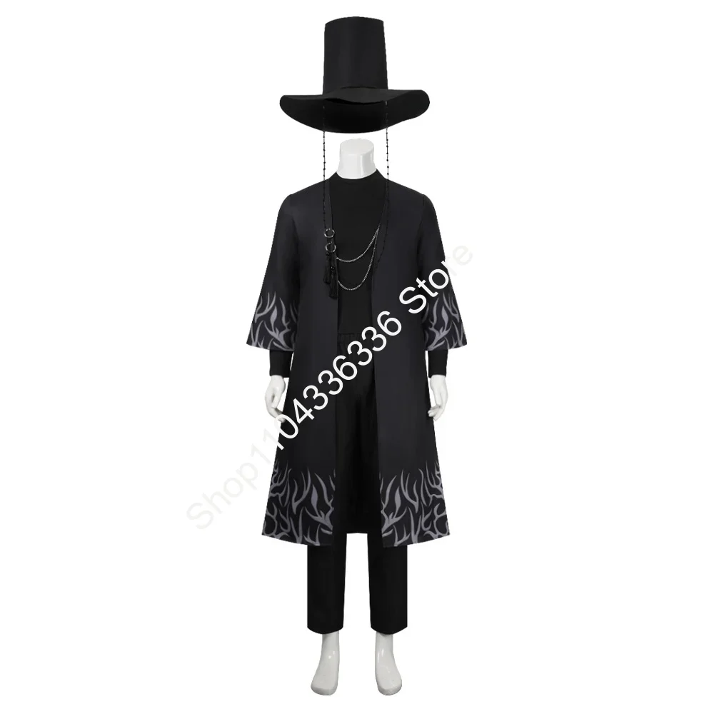 K-Pop شيطان الصيادين ساجا بنين جينو آبي تأثيري حلي هالوين مطبوعة تأثيري كيمونو مجموعة تظهر ملابس للحفلات قبعة الكبار S-3XL