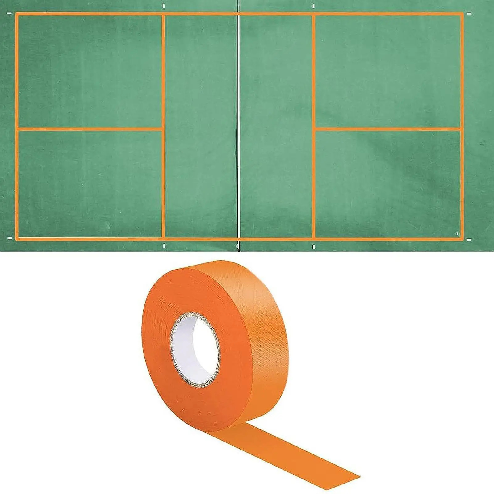 

20M Pickleball Court Tape Lines Tape for Badminton Temporary Supplies Wear Resistant Marking Tape Flagging Tape for Outdoor