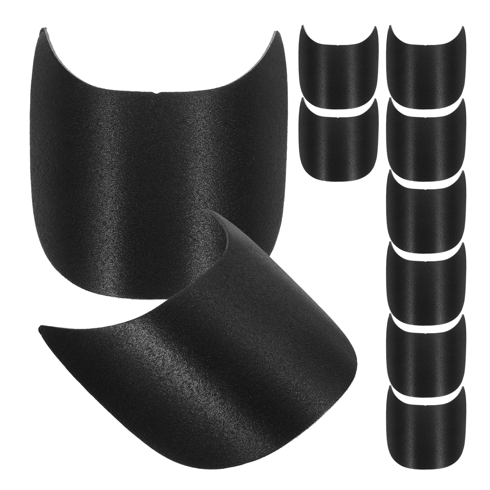 10 pezzi visiera per berretto da baseball cappello tesa shaper inserti in plastica di ricambio design curvo protezione solare accessorio golf tennis