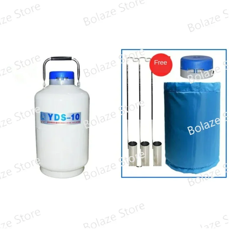 10/20L Liquid Nitrogen Container Cryogenic Tank Dewar Liquid Nitrogen Container with Liquid Nitrogen Tank