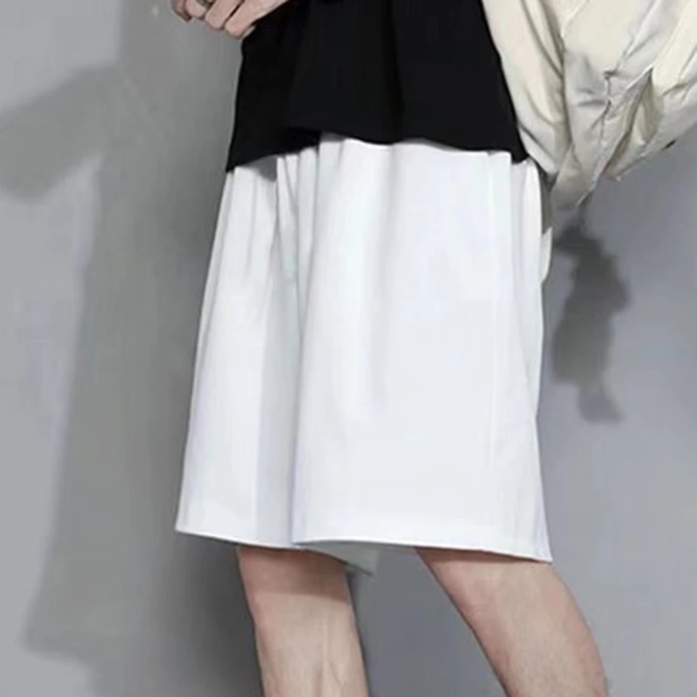 

Daily Wear Shorts Men's Casual Shorts Regular Length Shorts Slight Stretch Shorts Solid Color Shorts For Daily Wear
