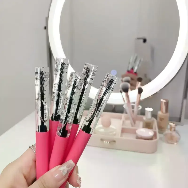 جل تصفيف الحواجب السائل المقاوم للماء والشفاف مع فرشاة جل ثابت لتشكيل الحواجب البرية يدوم طويلاً