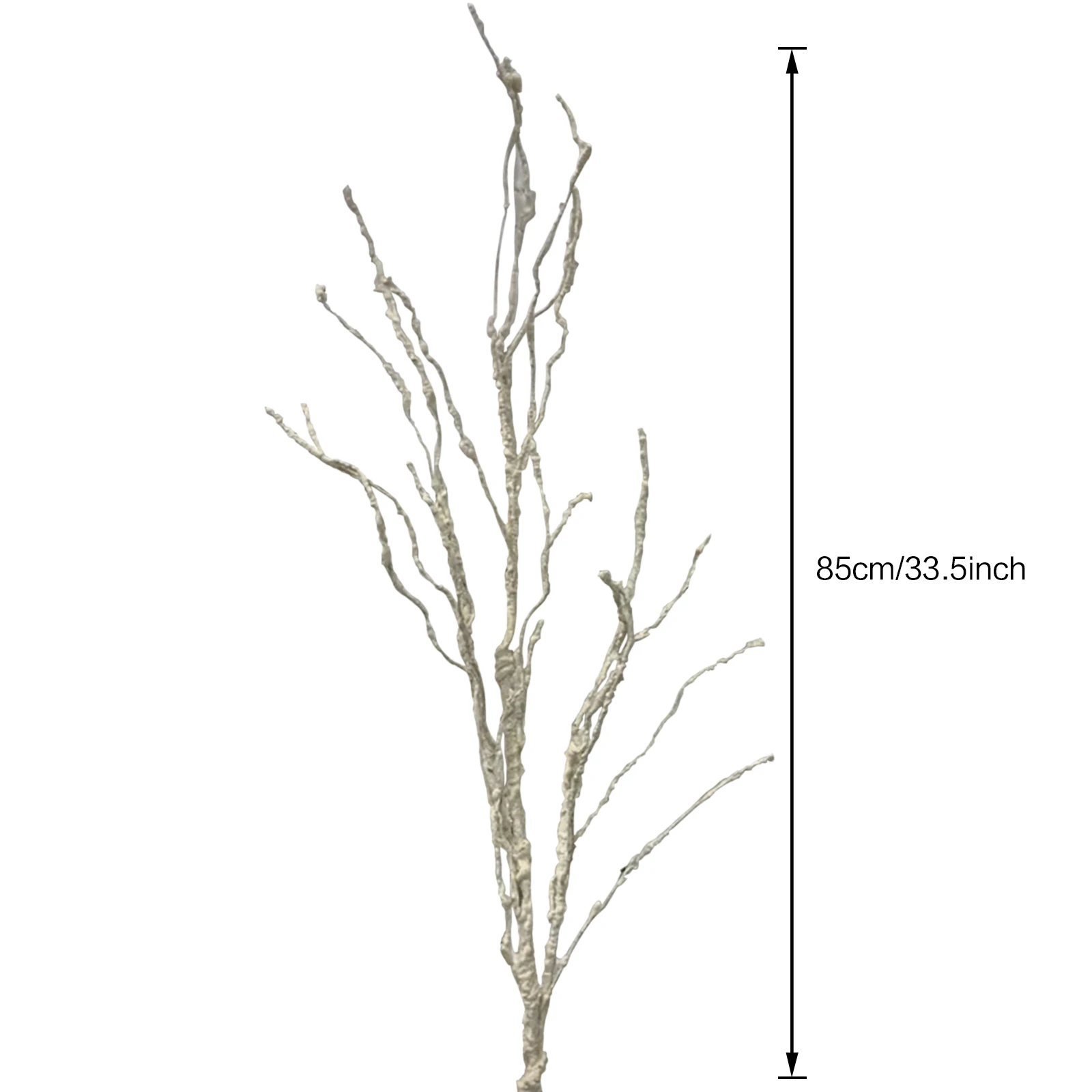 1pc simulazione rami di albero fiori artificiali decorazione di nozze emulazione decorare filo di ferro bianco Withered