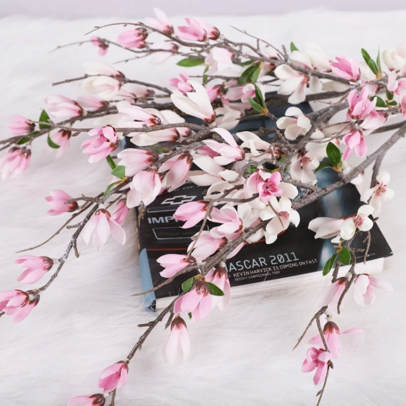 Magnolia Simulation Indoor Ornament Decoration Fake Flower Arrangement Fast Delivery