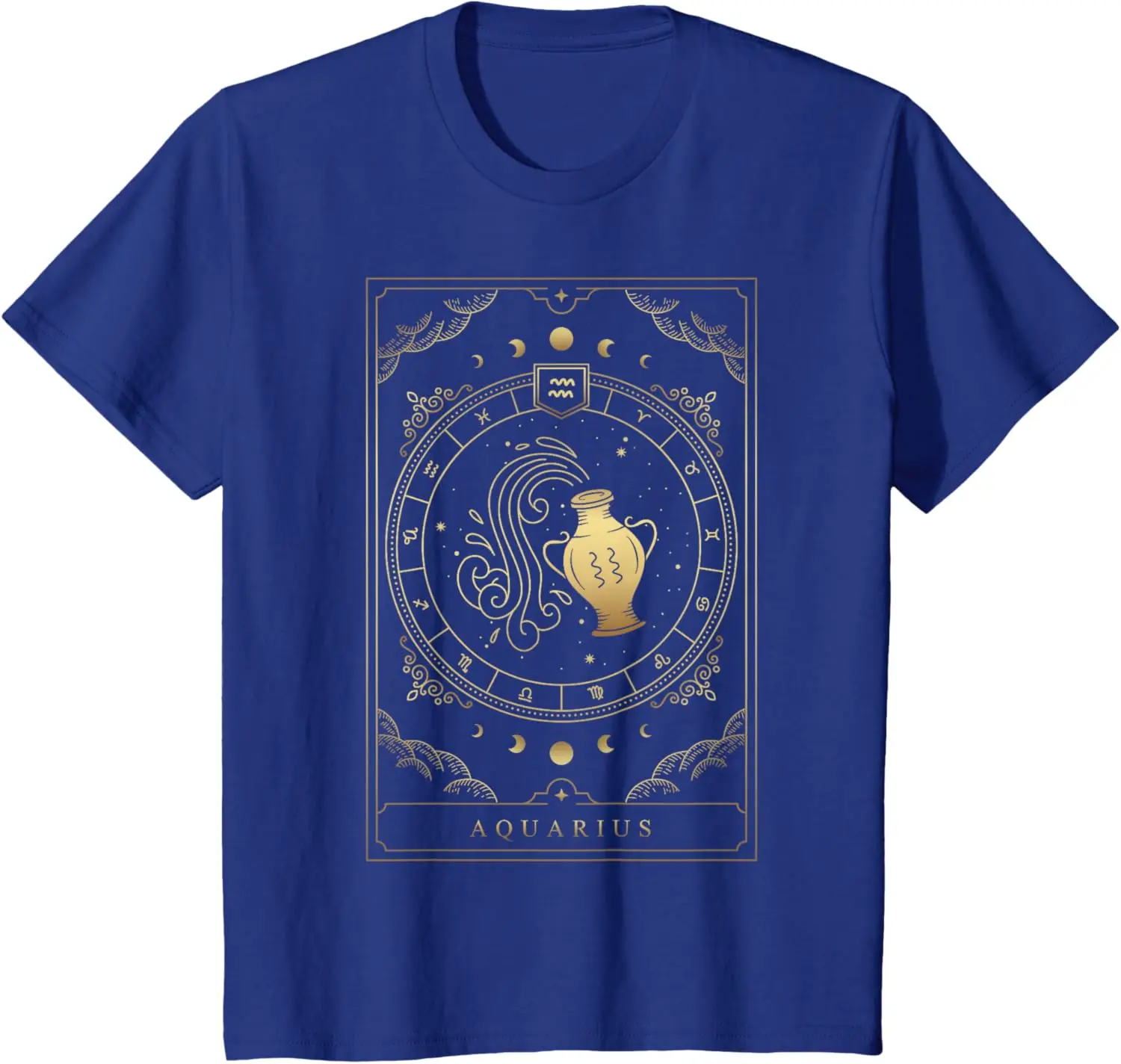 Aquarius Tarot Card Zodiac T-Shirt