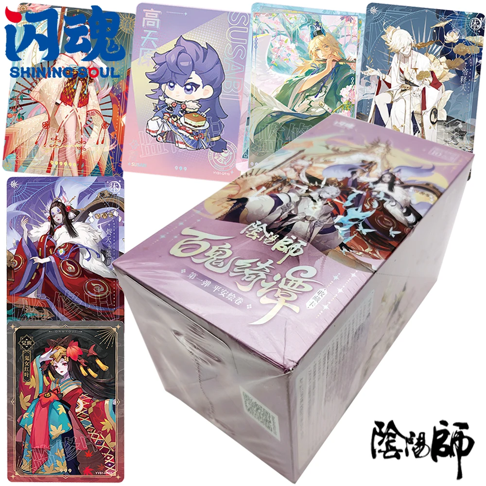 

New SHINING SOUL Genuine Onmyoji Character Development Strategy Battle Game Exquisite Collection Card for Friends Fun Peripheral