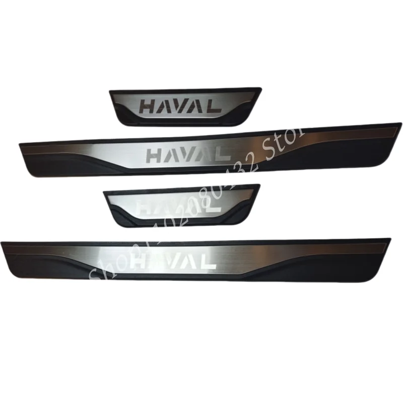 

For Great Wall Haval H2 H2S H3 H6 H9 F7 F7X 2006-2022 Door Sill Scuff Plate Trim Threshold Kick Pedal Protectors Car Accessories