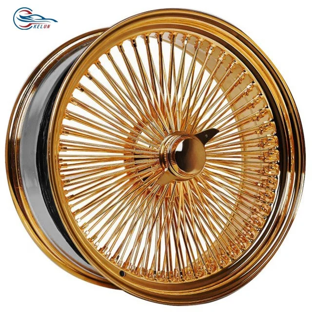 Forgiato Floating Center Caps Car Wheels Gold 5x114.3 Aluminum Alloy All22/ 24s s Chrome 18 Inch wire wheel