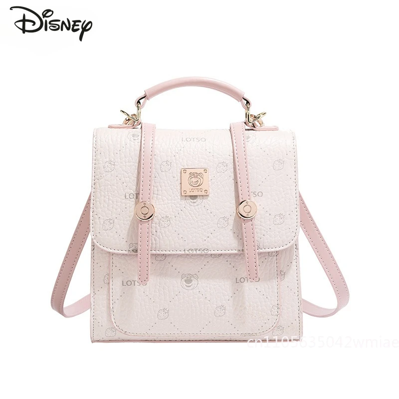 Disney Winnie The Poodle Neuer Damen-Rucksack, modischer, hochwertiger Rucksack im College-Stil, einfarbig, vielseitiger Mädchen-Rucksack
