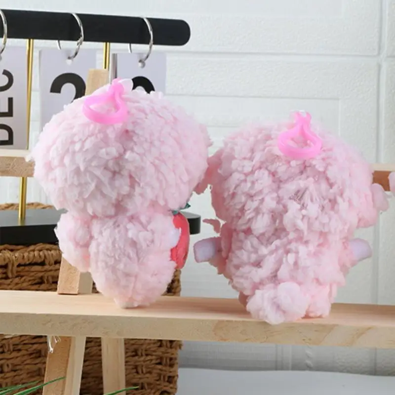 1-delige Melody Little Sheep-serie pluche sleutelhanger speelgoed Kawaii My Melody schattige rugzak pop hanger voor geschenken