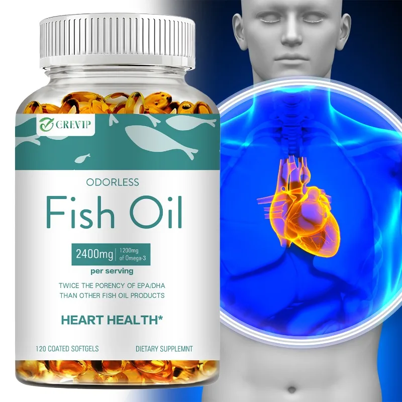 

Omega-3 Fish Oil Rich In DHA and EPA, Improve Bad Mood, Relieve Stress, Strengthen The Brain, Improve Memory and Intelligence