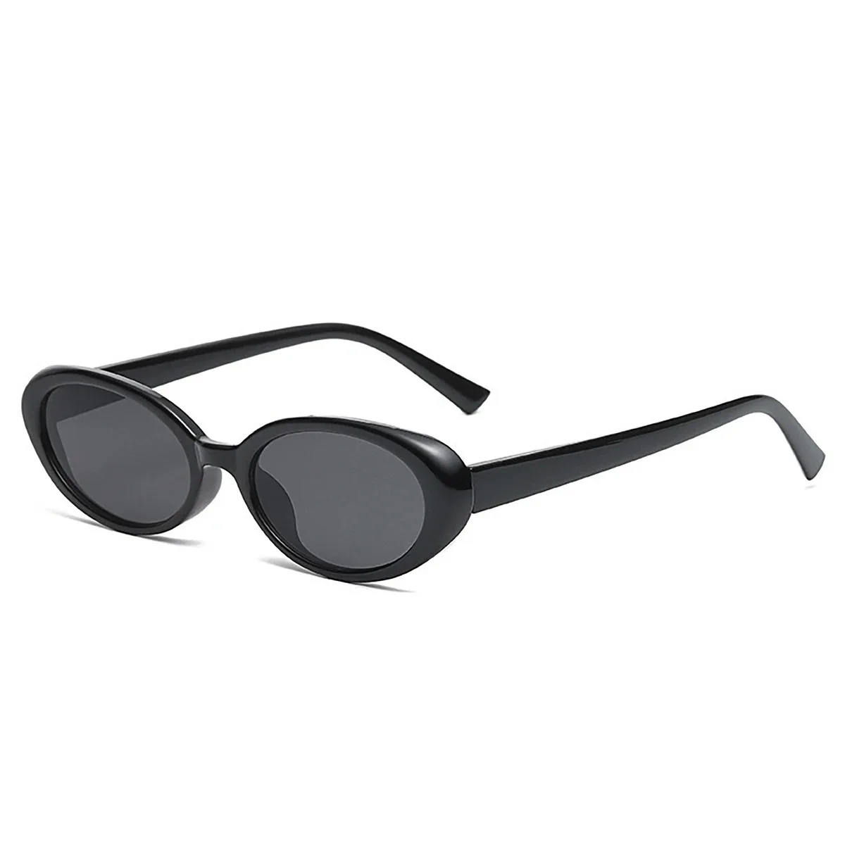 2PCS Women Small Oval Sunglasses Vintage Women's Brand Designer Sun Glasses Fashion UV Protection Shades image 2