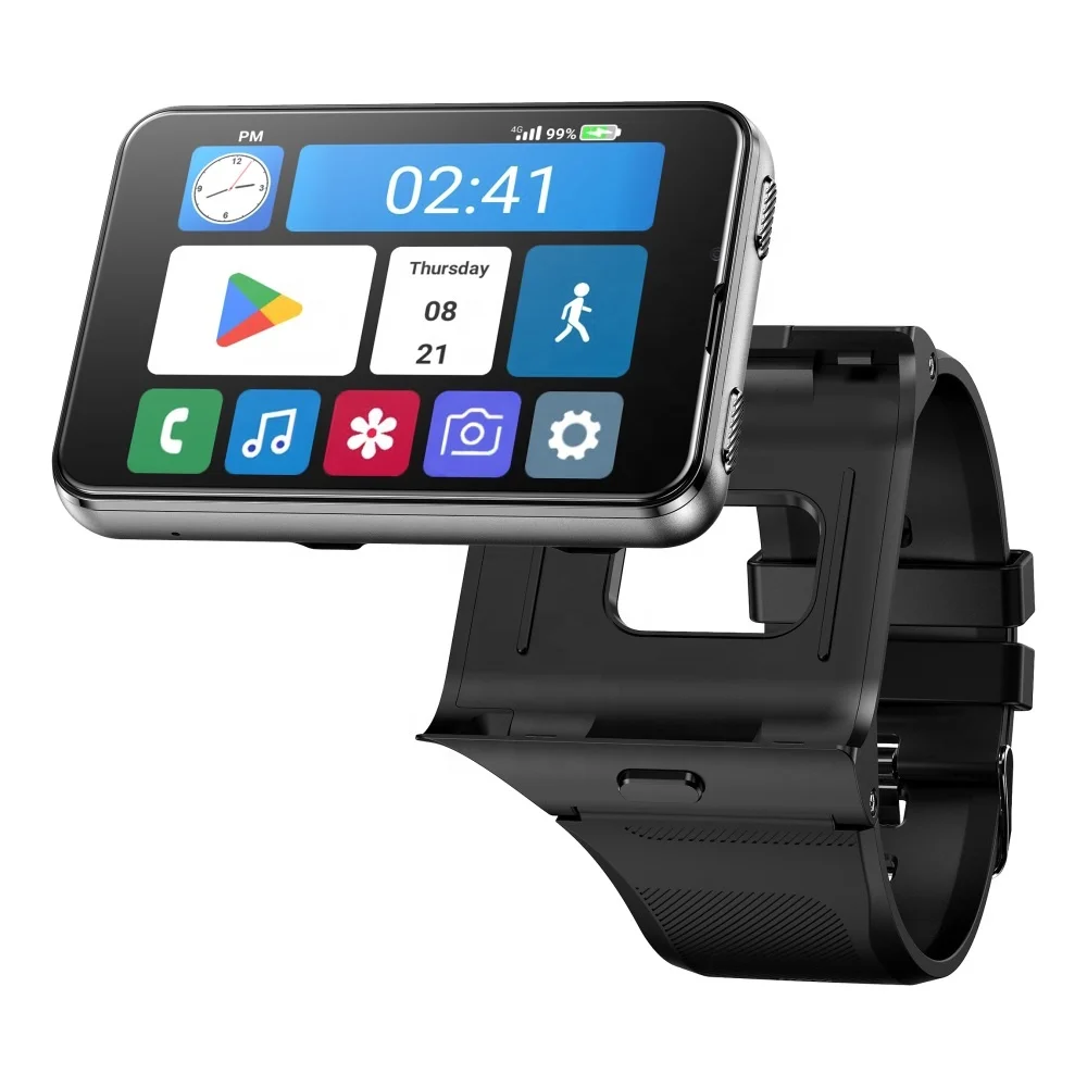 2.88 Inch Big Screen Smart Watch MTK6761 4GB RAM 64GB ROM WiFi GPS Phone Call Android 11.0 4G Smartwatch S999