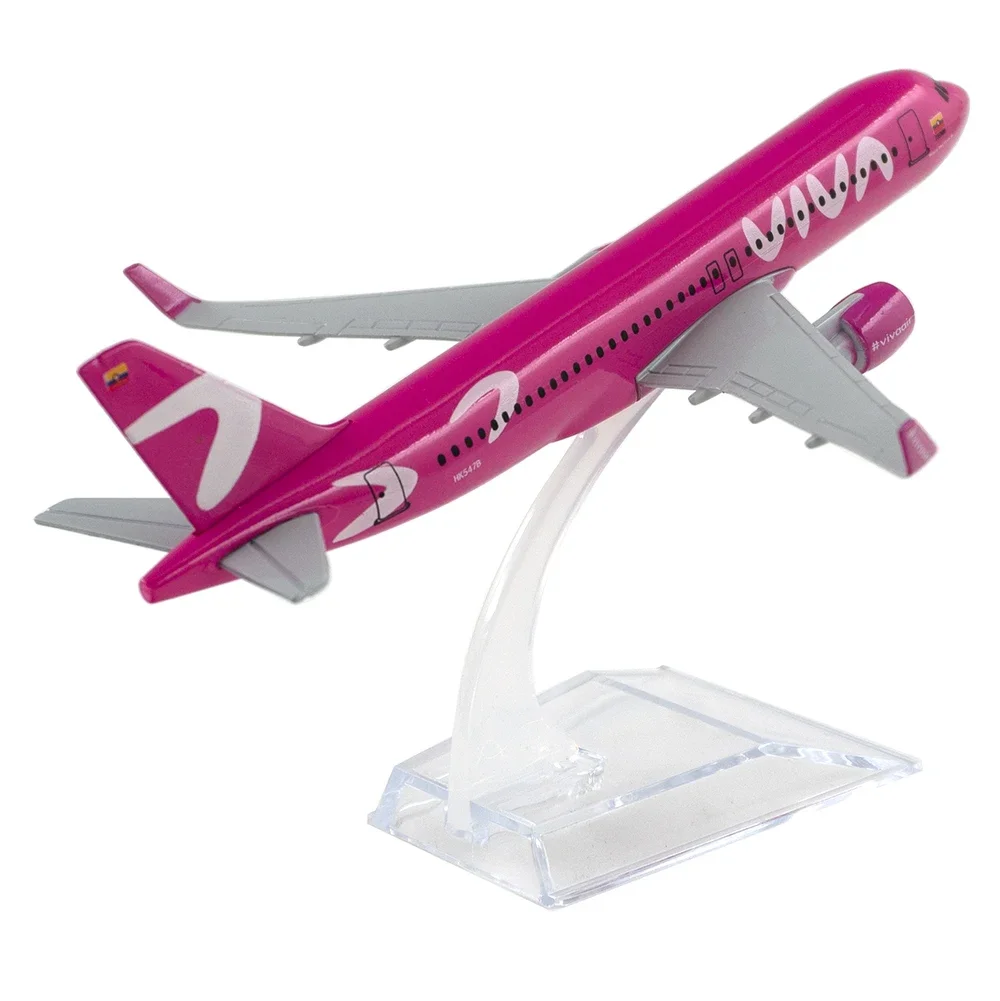 

1/400 Scale Aircraft Viva Air Colombia Airbus A320 16cm Alloy Airplane Model Toy Children Gift for Collection Decoration