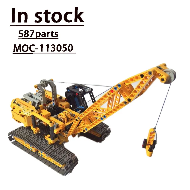 

MOC-113050 Crawler Crane Assembly Splicing Building Block Model • 587 Parts Building Block Adult Kids Birthday Custom Toy Gift