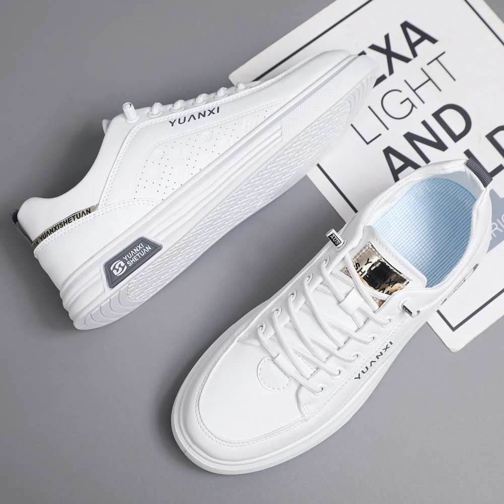 2025년 신상 트렌디 다용도 천 신발 남성용 봄 신상 통기성 좋은 흰색 신발 남성용 스포츠 및 레저 보드화 트렌디 신발
