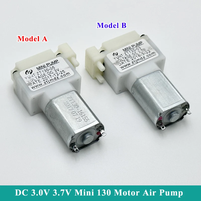 

1PCS Mini 130 Air Pump Oxygen Pump DC 3V 3.7V Micro Vacuum Pump Self priming Suction Pump DIY Aquarium Fish Tank Breast Monitor