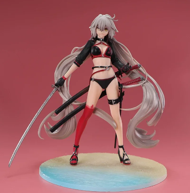 Anime Action Figure Fgo Jeanne D Arc Alter Berserker Swimsuit Pvc Model Collection Desktop Ornament  Daily Gifts For Anime Fans