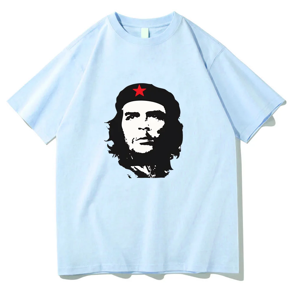 Che Guevara T-Shirt lässig Baumwolle Kurzarm T-Shirt für Frauen hochwertige Vintage-Druck T-Shirt ästhetische Kleidung Frühling