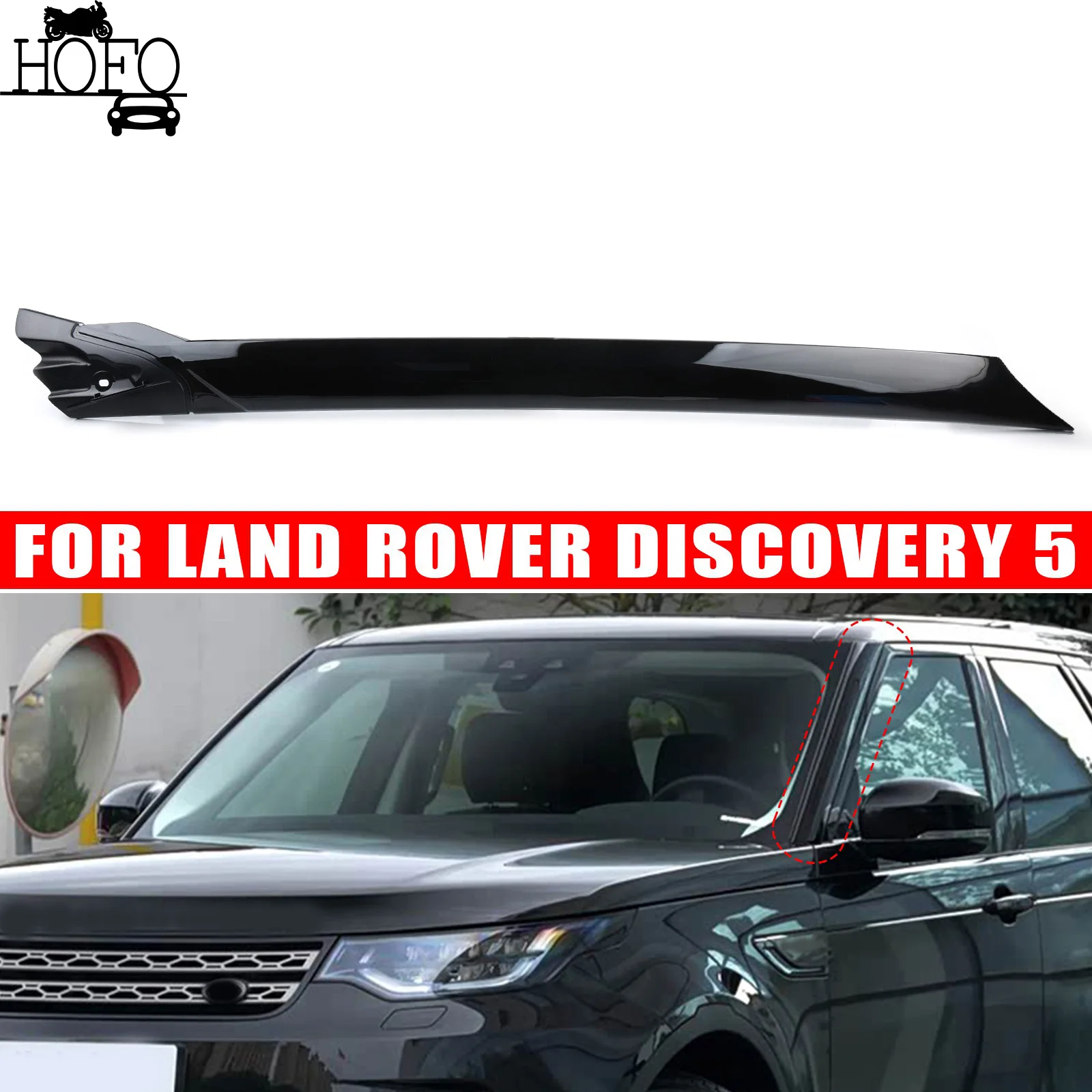 

For Land Rover Discovery 5 2017-2020 Front Right A Pillar Moulding Trim