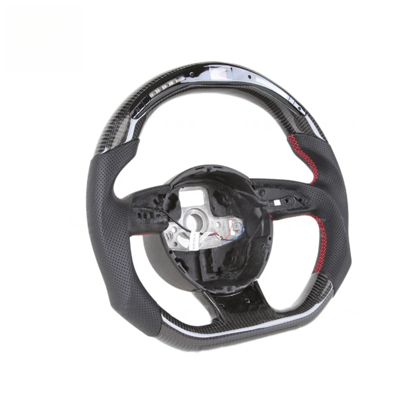 

Best SellingFit 17-22 A3 A4 A5 S5 Customized LED RPM Carbon Fiber Steering WheelHigh Quality