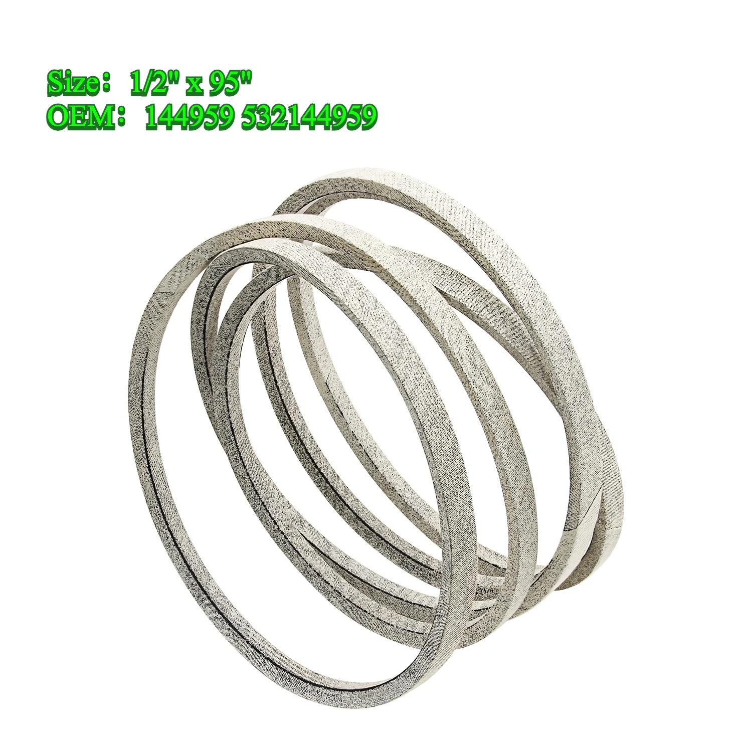 144959 Deck Belt Replacement for Craftsman LT1000 LT2000 LT3000 DYT4000 532144959 183255 130801 42