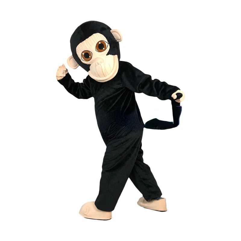 Monkey Cartoon Custom Mascot Fursuit Costumes Custom Mascot Walking Puppet Animal Costume