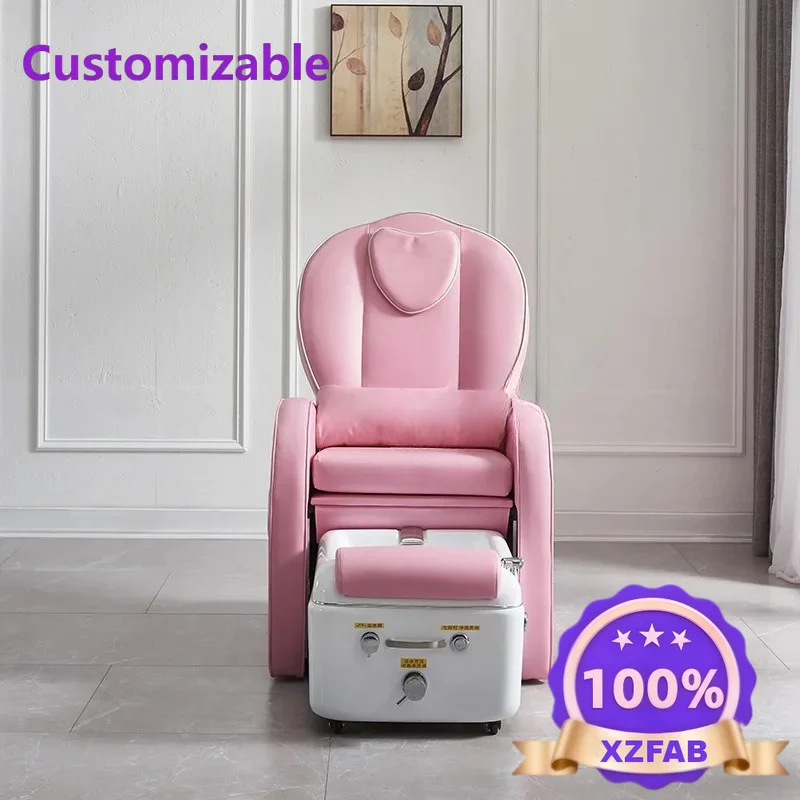 Factory Direct 2026 Internet celebrity nail salon fashion manicure eyelash sofa chair single reclining foot massage foot bath