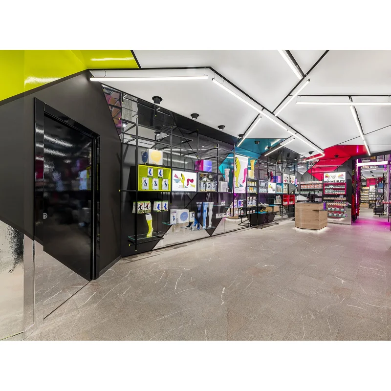 Counter d'exposition de meubles de magasin de pharmacie, étagères de pharmacie, présentoir personnalisé, magasin médical de pharmacie de pharmacie de détail