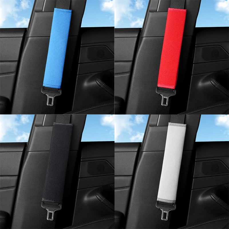 

2 Pcs Personalized And Fashionable Seat Belt Cushions Suitable For Vehicle Use Soft And Comfortable Car Seat Belt Cushions