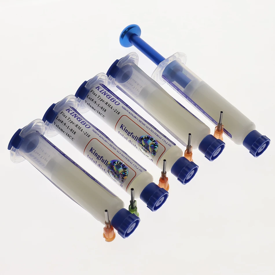 KINGBO RMA-218 No-Clean BGA Rebillage Soudure Boule Réparation Soudure Flux Pâte 10CC