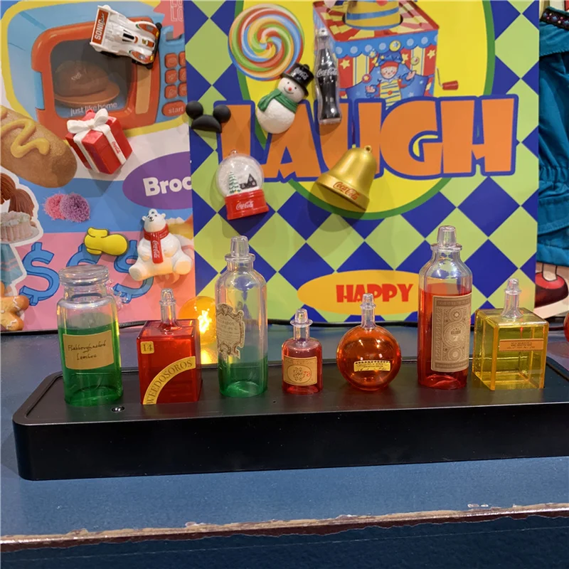 Harry Potter Potion Bottle Desktop Decorative Light Voice Controlled Led Color Light Collectibles Atmosphere Kids Toys Xmas Gift