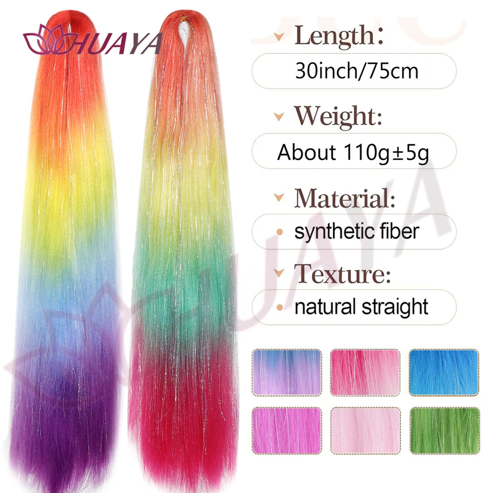 Cabello trenzado sintético ombré, 30 pulgadas, 1 paquete, extensiones trenzadas coloridas Jumbo preestiradas para mujeres